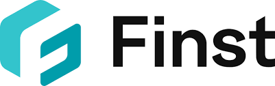 Op deze foto zie je het Finst logo, mijn #3 van beste crypto broker