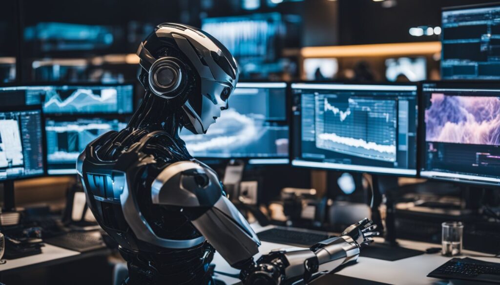 Op deze foto zie je een AI Crypto