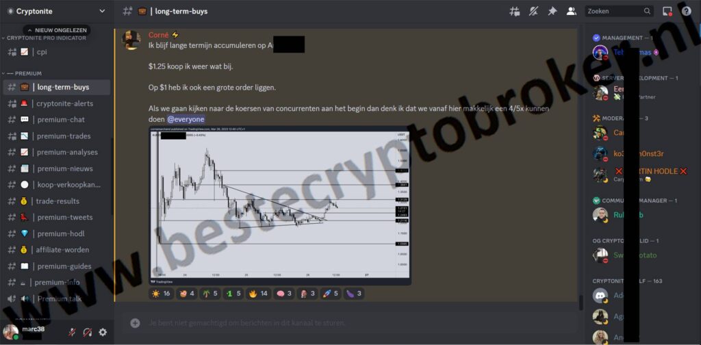 Op deze foto zie je Cryptonite Signalen