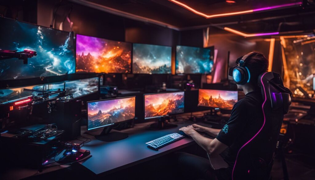 Op deze foto zie je gaming ondersteuning door gamercoin (ghx)