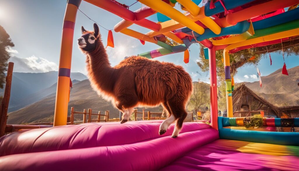 Op deze foto zie je een lama als symbool voor solama