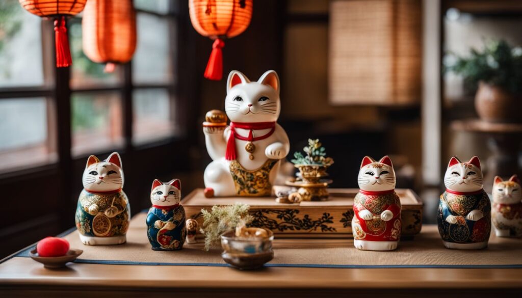 Op deze foto zie je Maneki als meme-coin