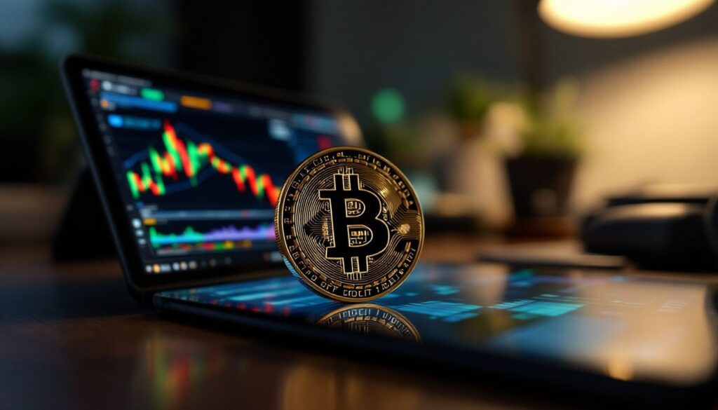 Op deze foto zie je cryptomunten